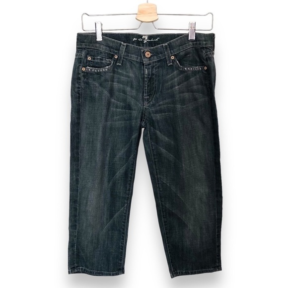 7 For All Mankind Roxanne Crop Jean - Picture 1 of 12